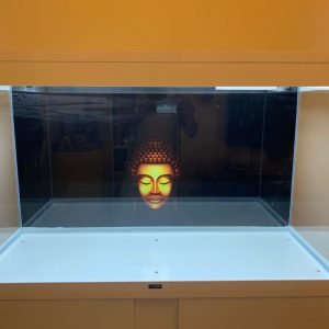 Buddha Aquarium Back Screen 45x30