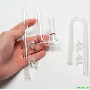 Ledstar Glass Pipe inflow and outflow with skimmer 16/21mm